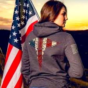 NWOT Nineline “nurse” hoodie